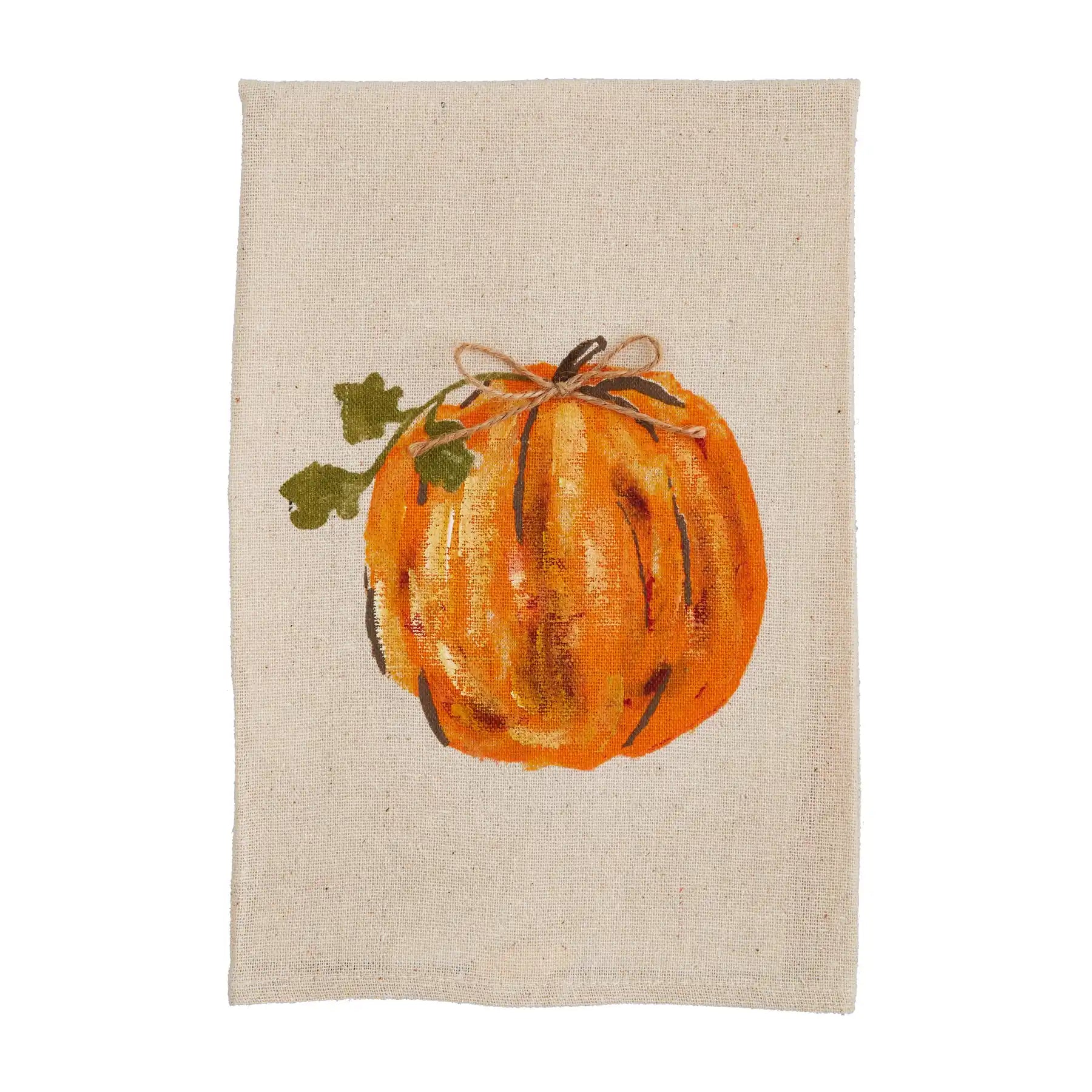Pumpkin Hand Painted Towel