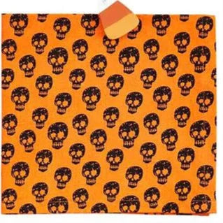 Halloween Printed Dishtowels Skulls