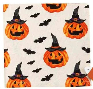 Halloween Printed Dishtowels Jack O' Lantern