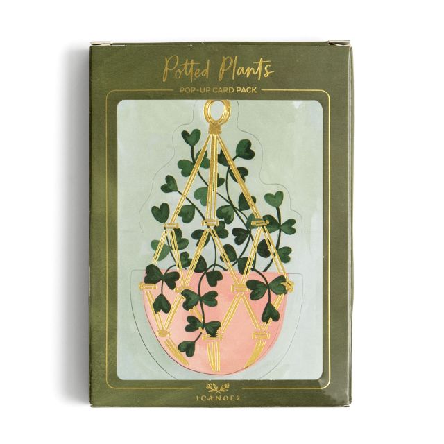 Potted Plants Pop-Up Greeting Card Box Set