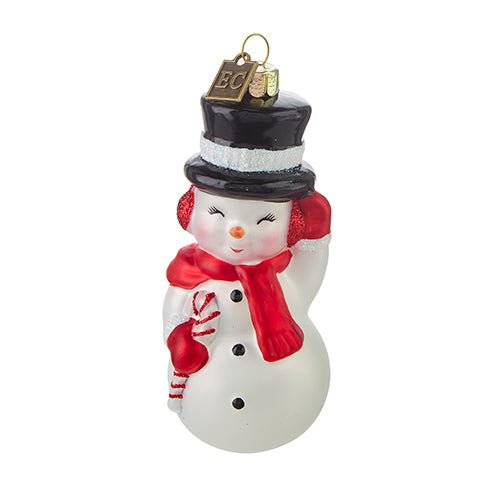 4.5" Snowman Blow Mold Ornament