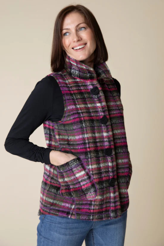 Habitat  Brushed Plaid City Vest