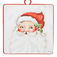 4’’ Santa Disc Ornament