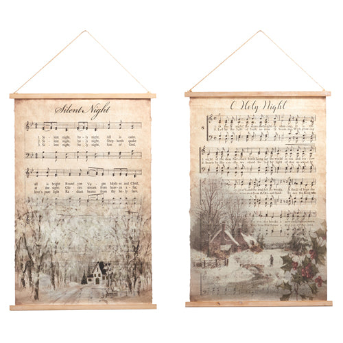 Music Sheets Hanging Tapestry