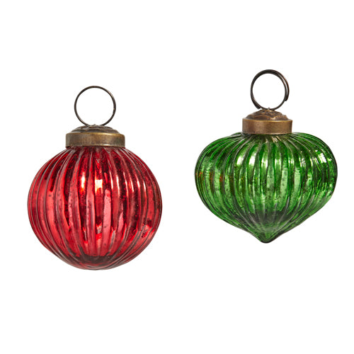 Mini Ribbed Ornament