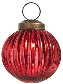 Mini Ribbed Ornament