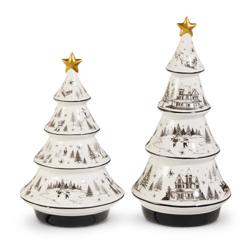 Through The Woods Ceramic Trees
