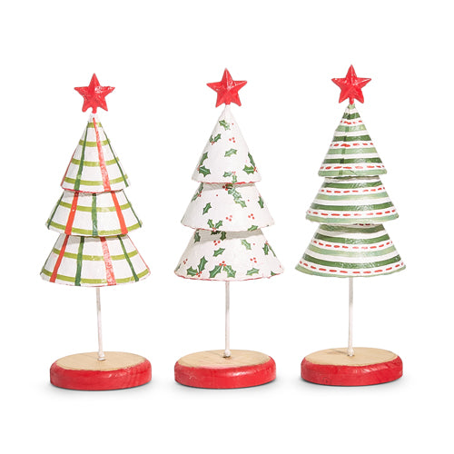 Paper Mache Christmas Trees