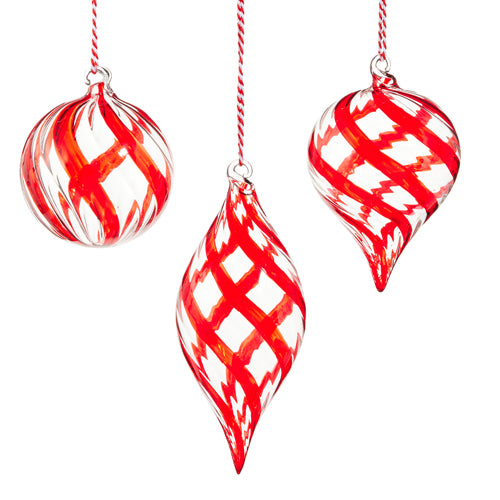 Peppermint Swirl Ornament