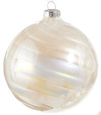 Pearlescent Swirl Ornaments