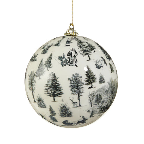 Through The Woods Ball Ornament