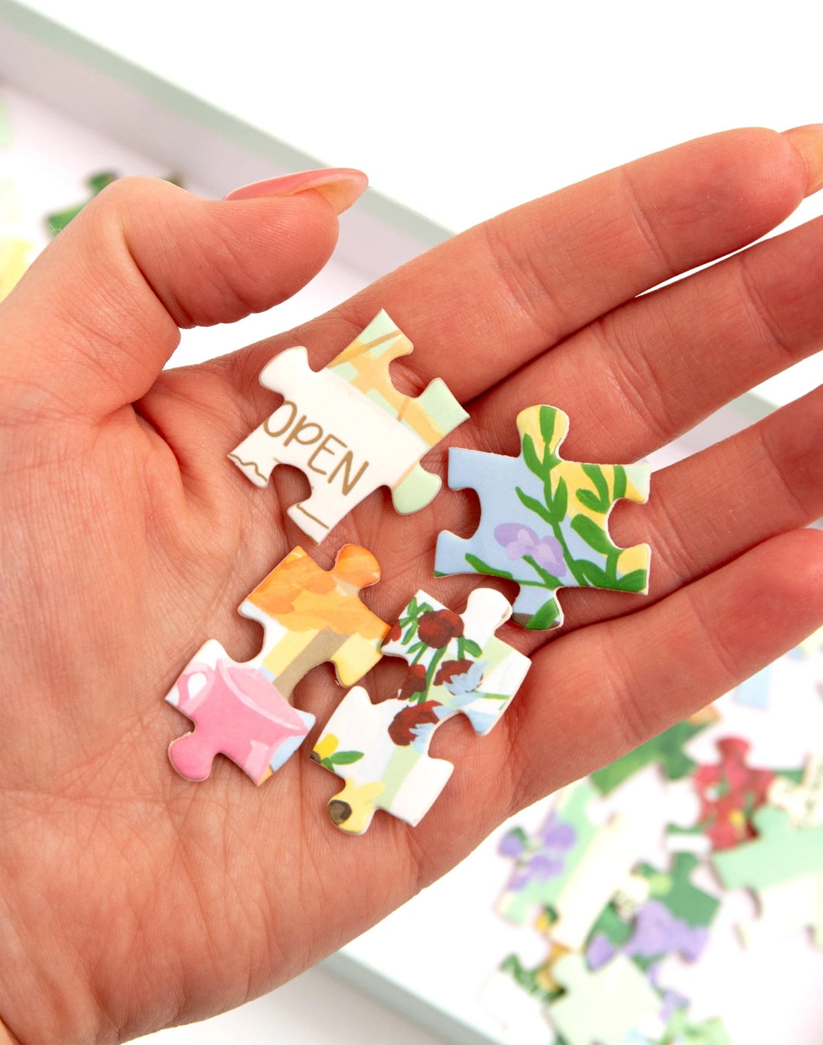 Flower Shop - 400 Piece Panoramic Jigsaw Puzzle