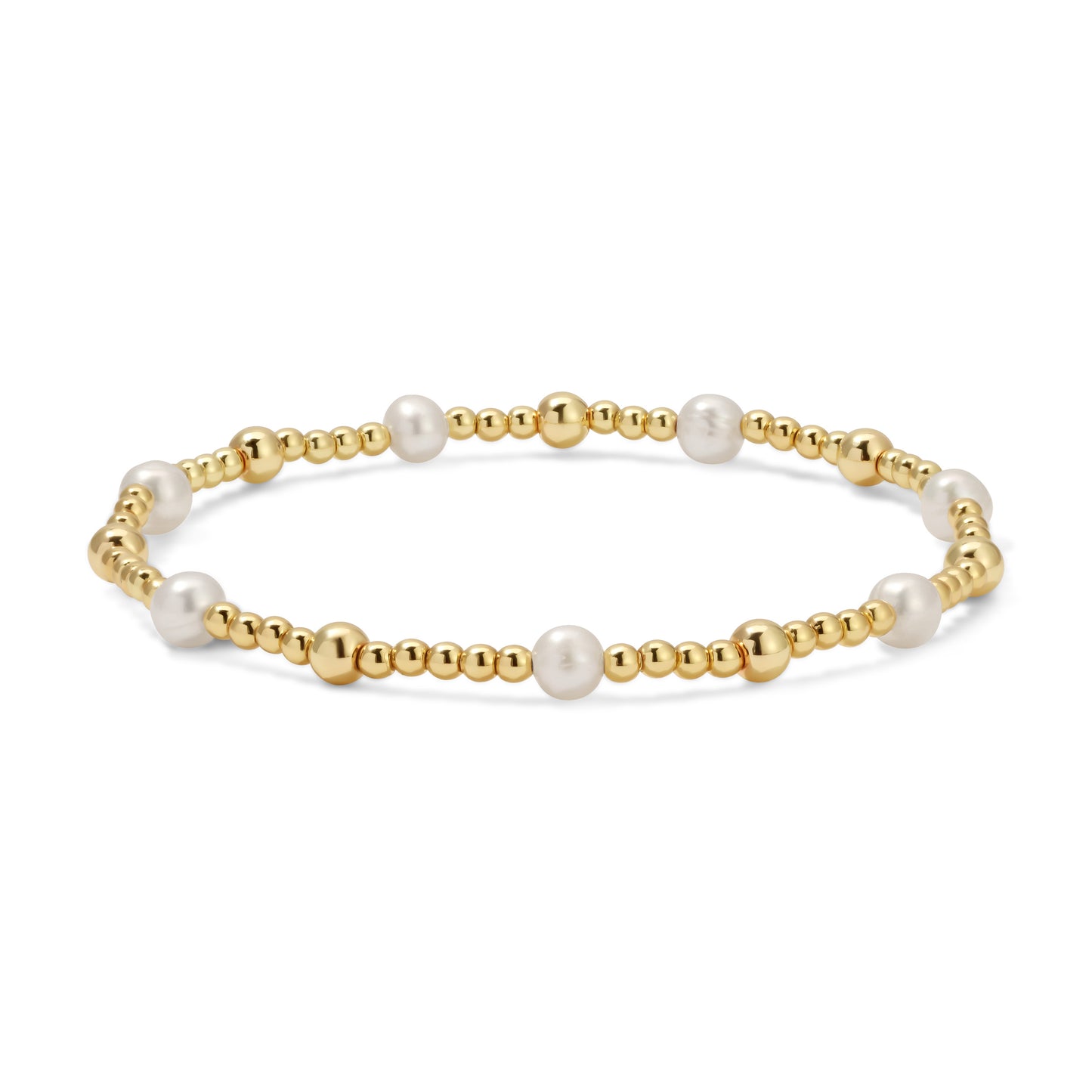 Gold & Pearl Bracelet