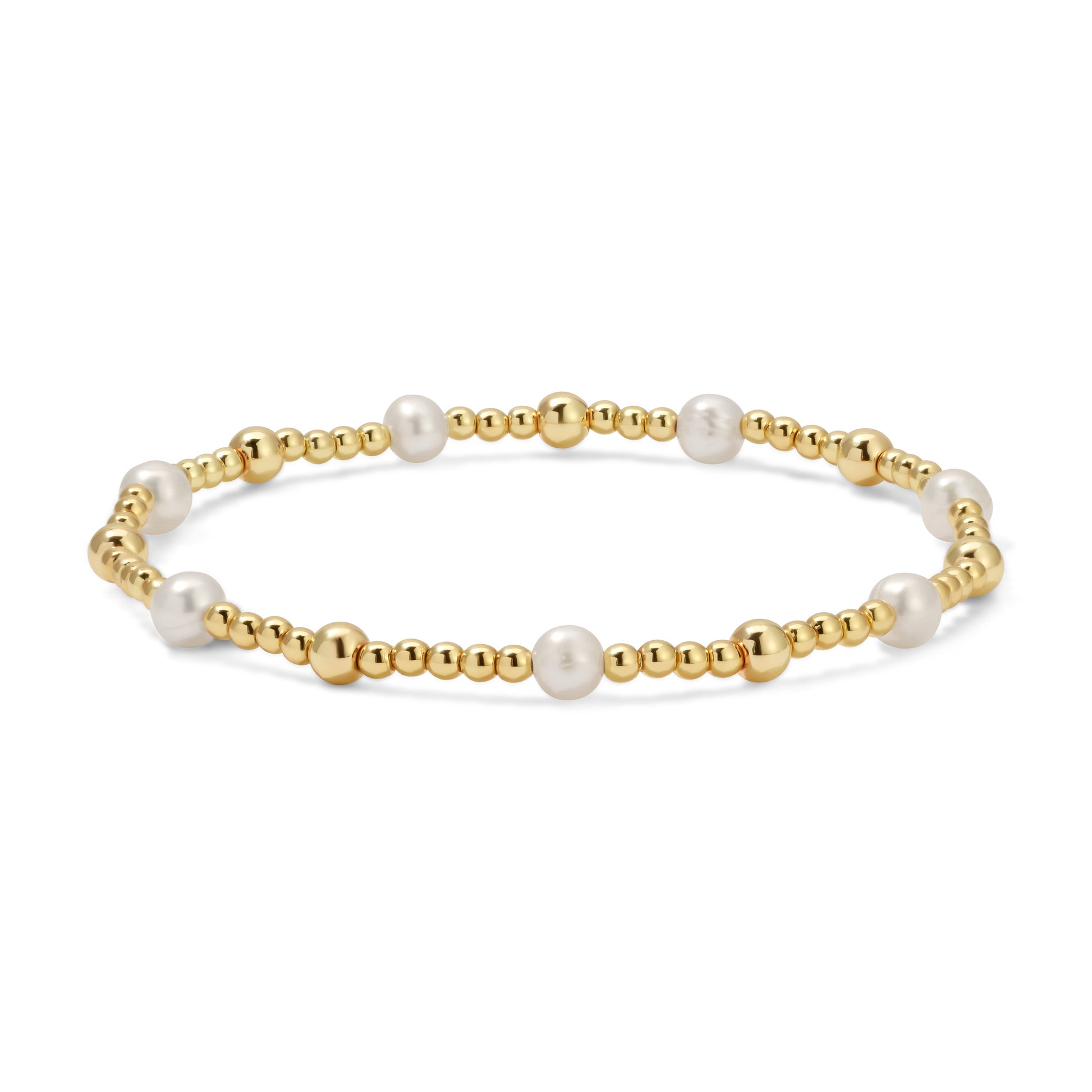 Gold & Pearl Bracelet