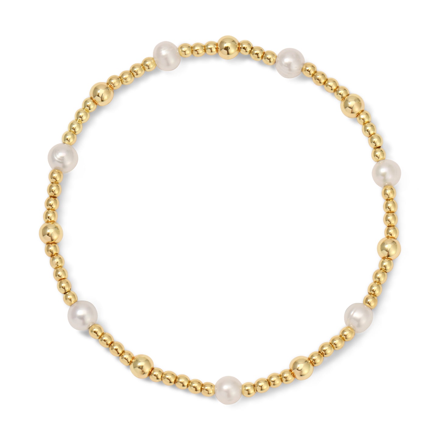 Gold & Pearl Bracelet
