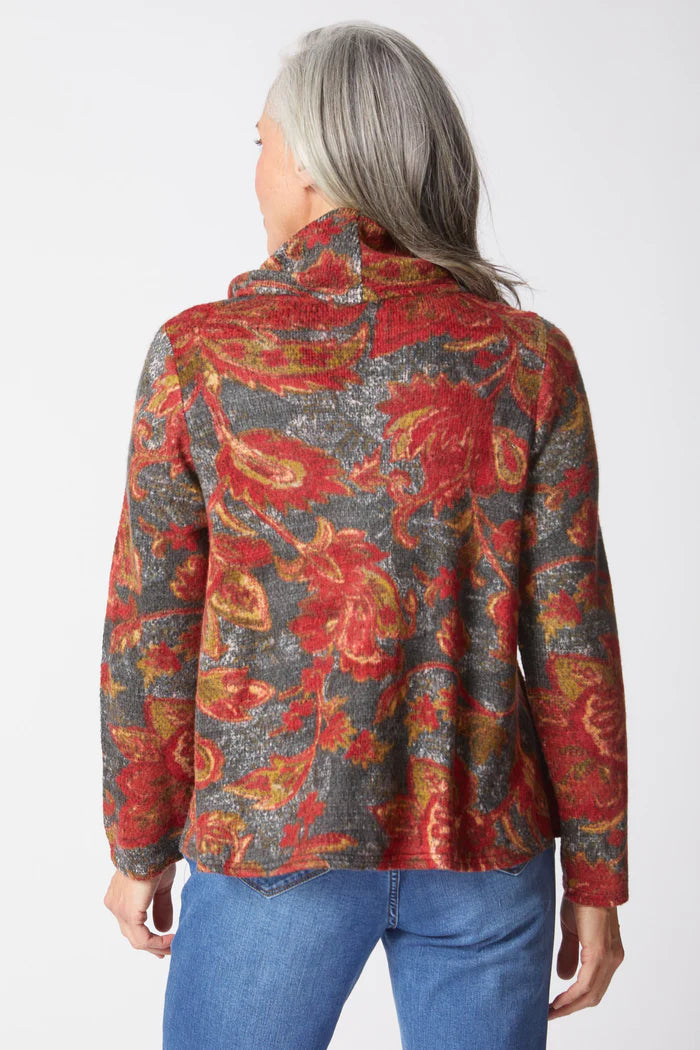 Habitat Autumn Paisley Easy Cowl Neck