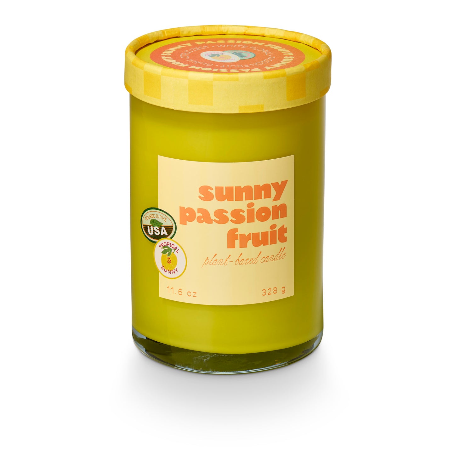 Farmers Market Glass Candle