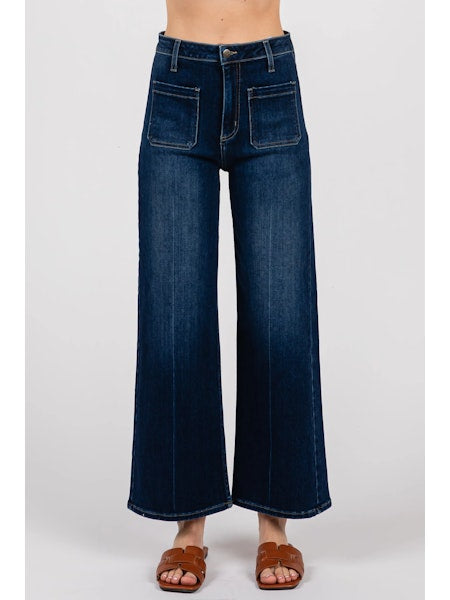 L.T.J. Sailor Front Patch Pocket Jeans