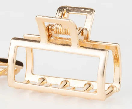 Leta Metal Rectangle Claw Clip Assortment