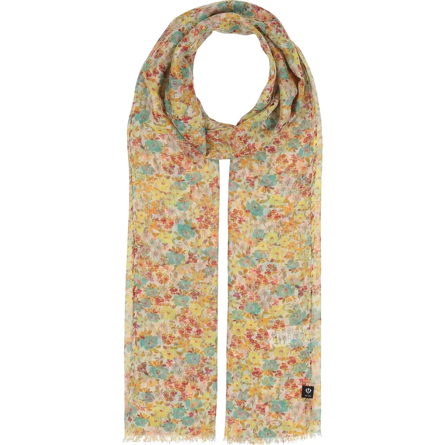 Fraas Mille Fleur Recycled Poly Scarf