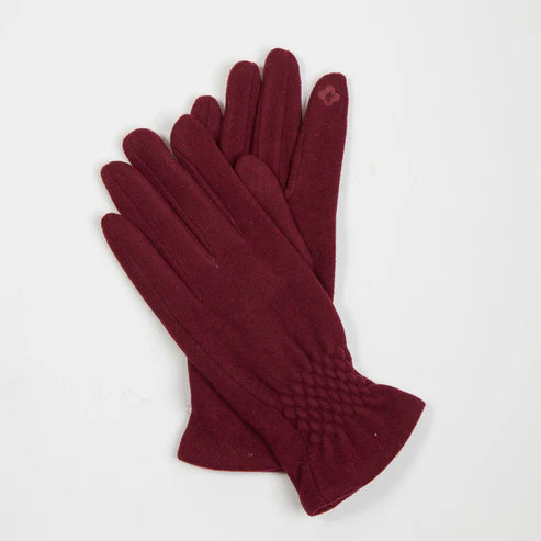 Rikki Fishtail Faux Suede Glove