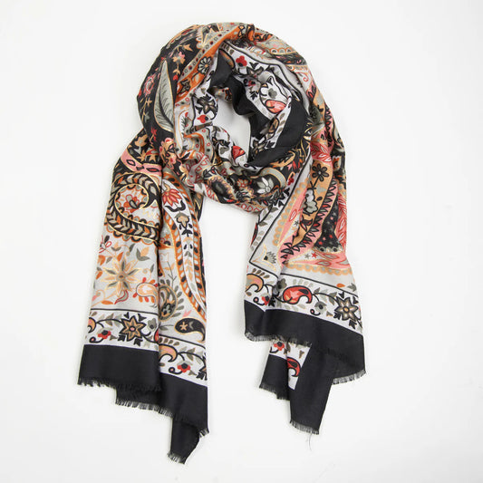 Amina Paisley Lightweight Scarf