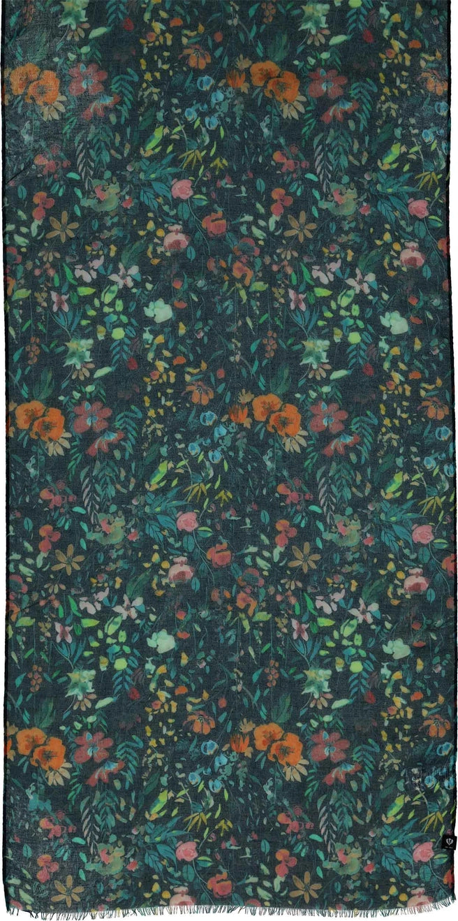 Fraas Sustainability Edition Dainty Flowers Scarf