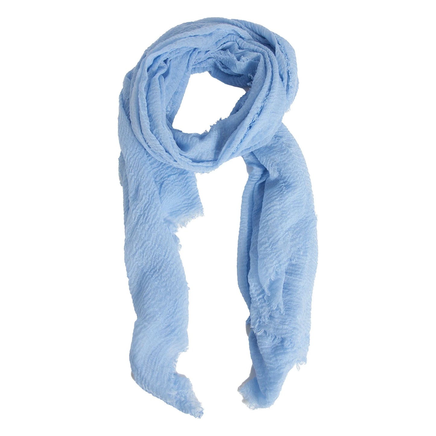 Jaymes Lightweight Raw Edge Scarf