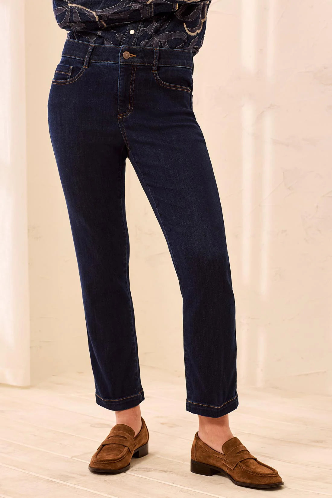 Tribal Audrey Boundless Stretch Straight Leg Denim Jeans