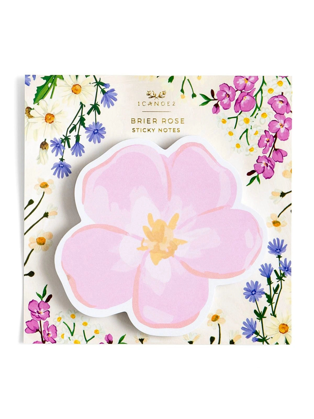 Vintage Blooms Brier Rose Sticky Notes