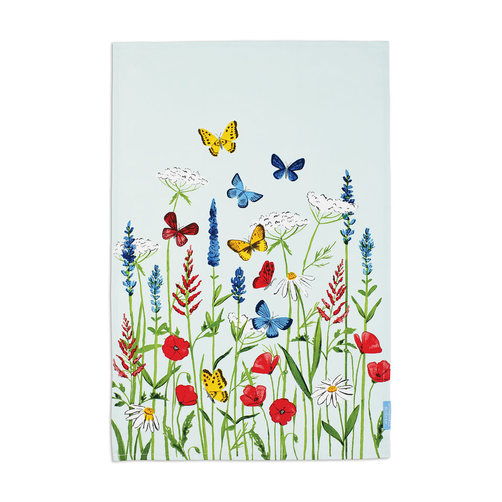 Butterfly Garden Tea Towel