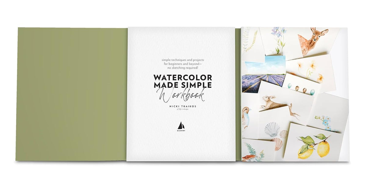 Watercolor Made Simple Workbook: Simple Techniques And Projects For Beginners And Beyond