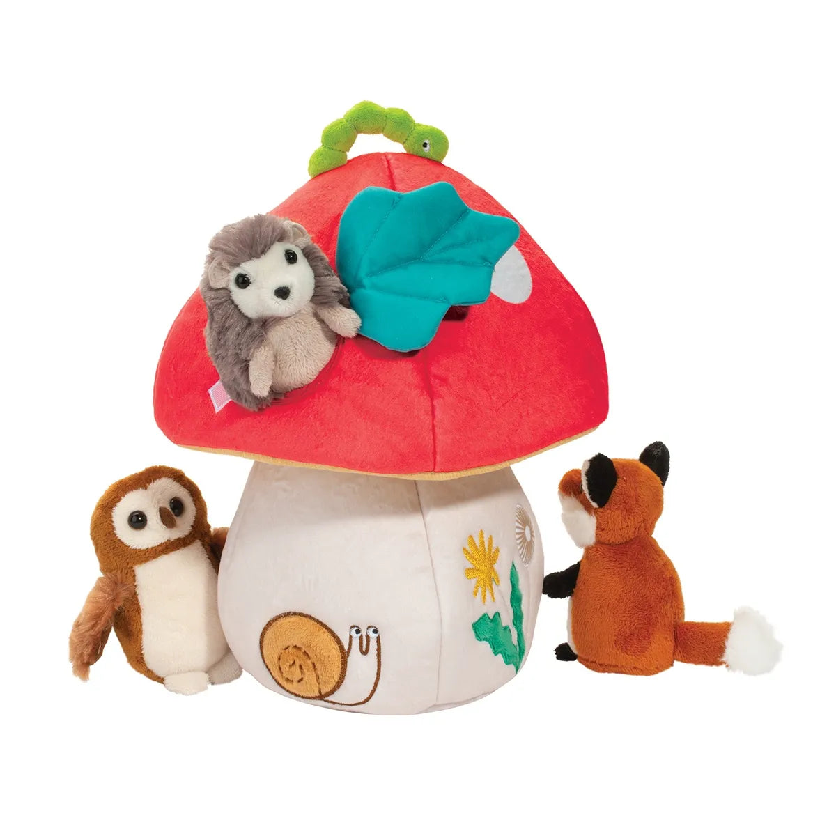 Woodland Mushroom Play Set With Finger Puppets