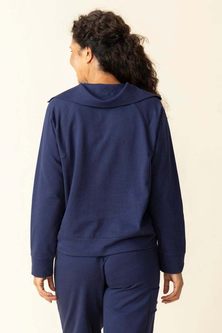 Habitat French Terry Quarter Zip Top