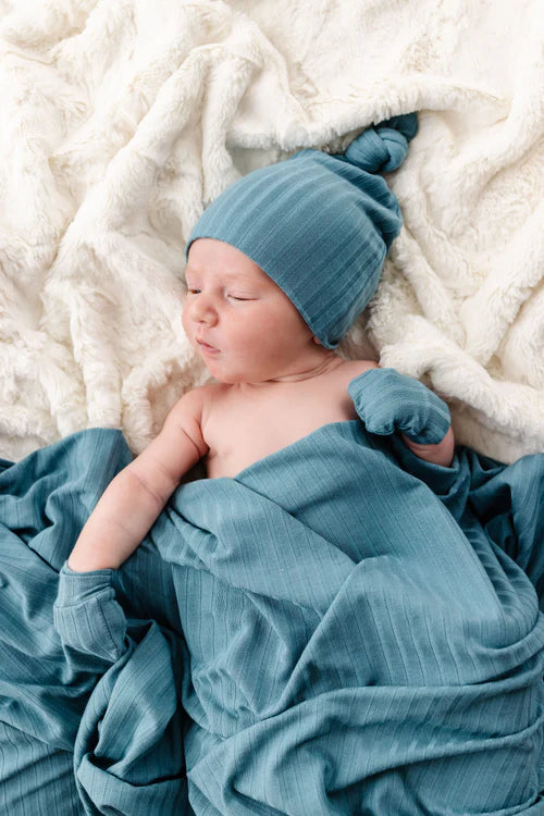 Lou Lou & Co. Duke Ribbed Newborn Hat Bundle