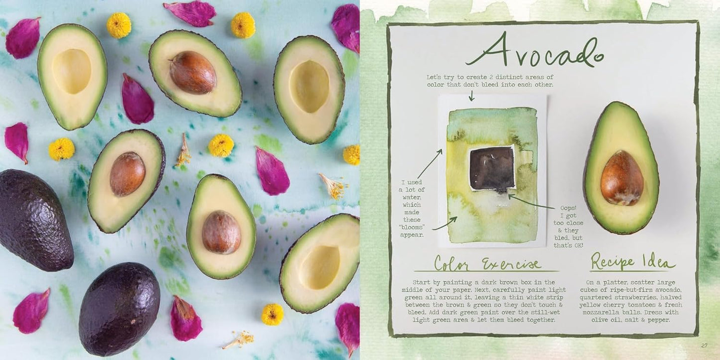 The Watercolor Feast: Learn to Paint Simple Fruits, Vegetables, and Flowers