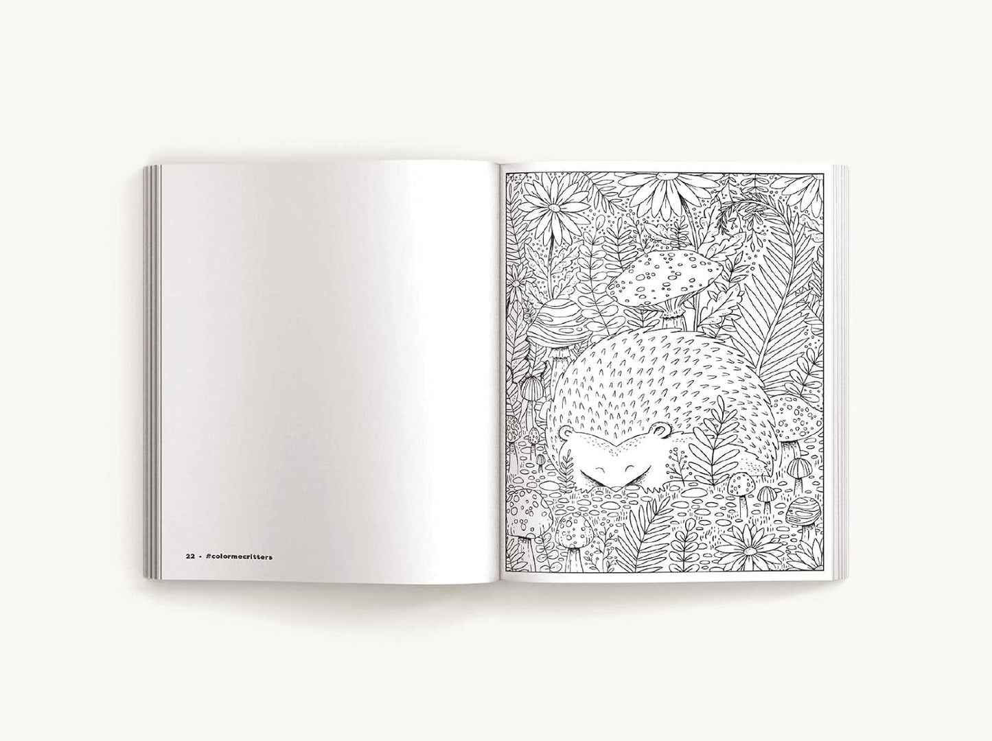 Color Me Critters: An Adorable Adult Coloring Book
