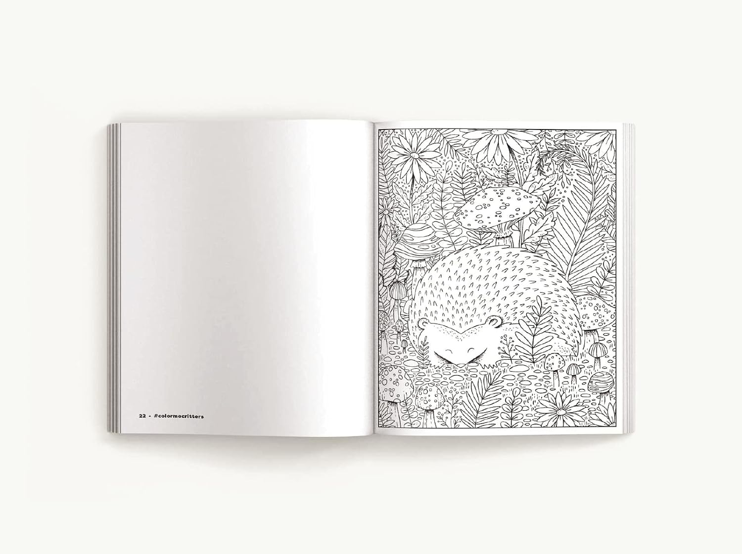 Color Me Critters: An Adorable Adult Coloring Book