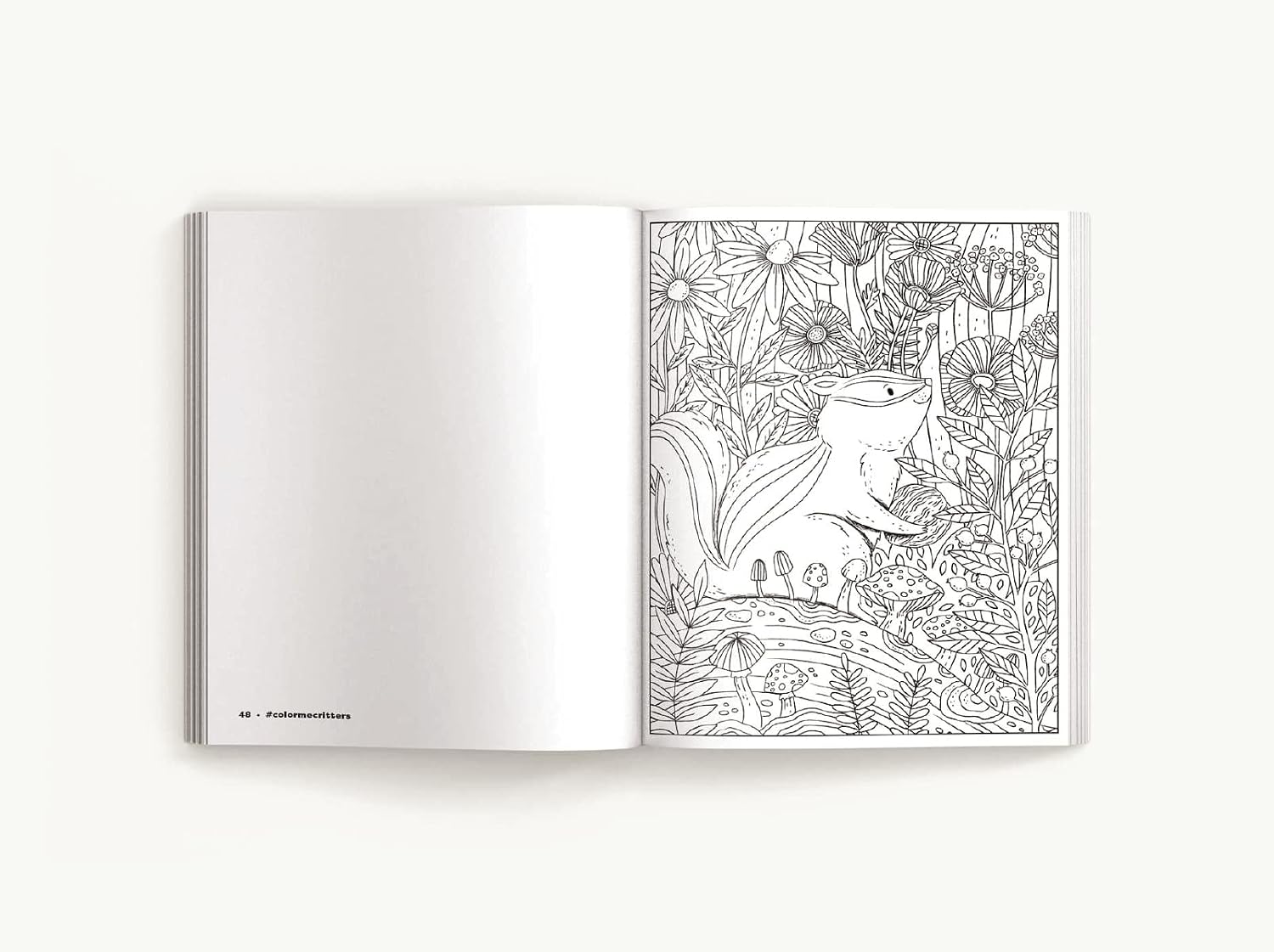 Color Me Critters: An Adorable Adult Coloring Book