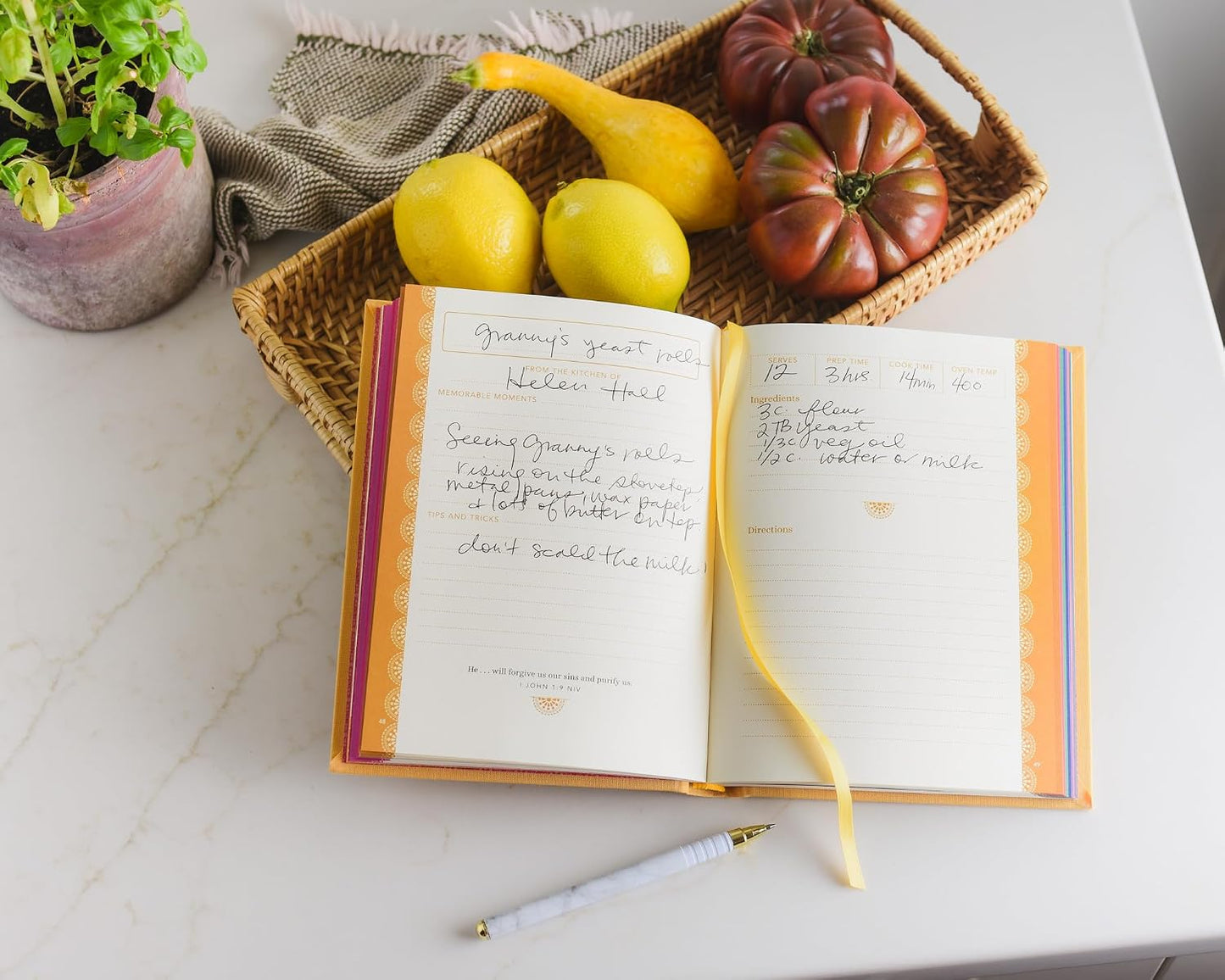 My Family Recipe Journal: With Prayers and Scriptures