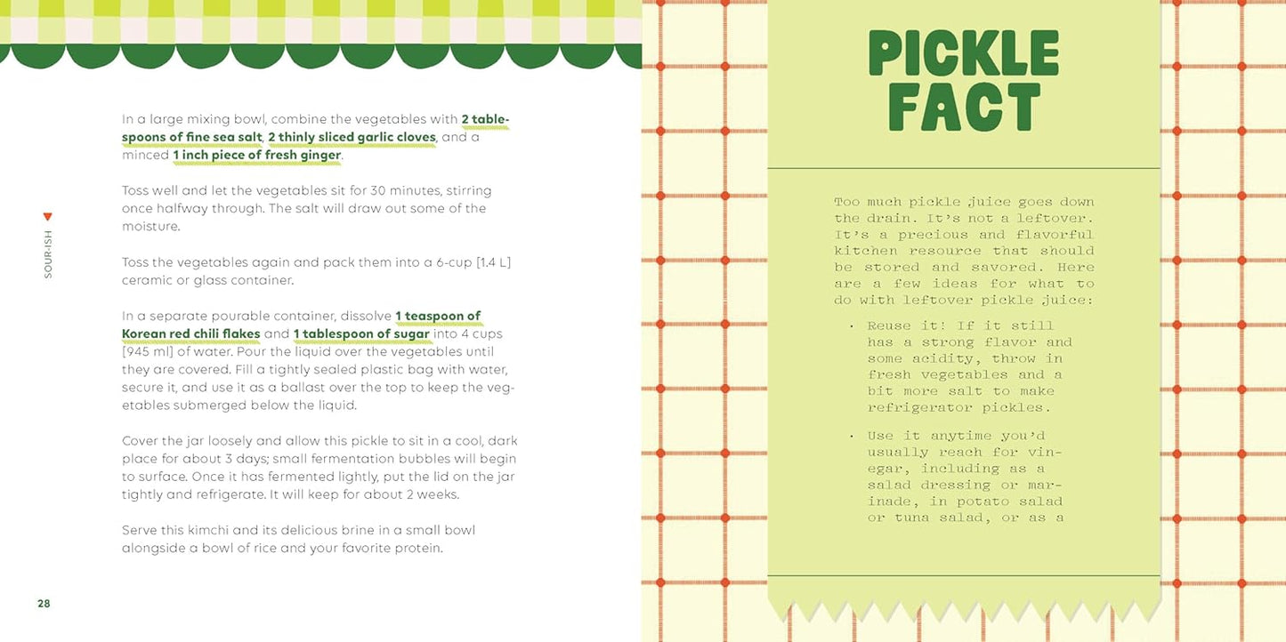 Pickles, Illustrated: A Cookbook of 36 Recipes and Briny Miscellany