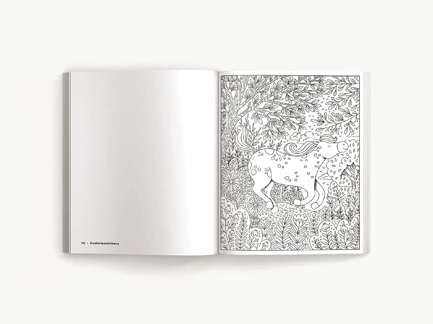 Color Me Critters: An Adorable Adult Coloring Book
