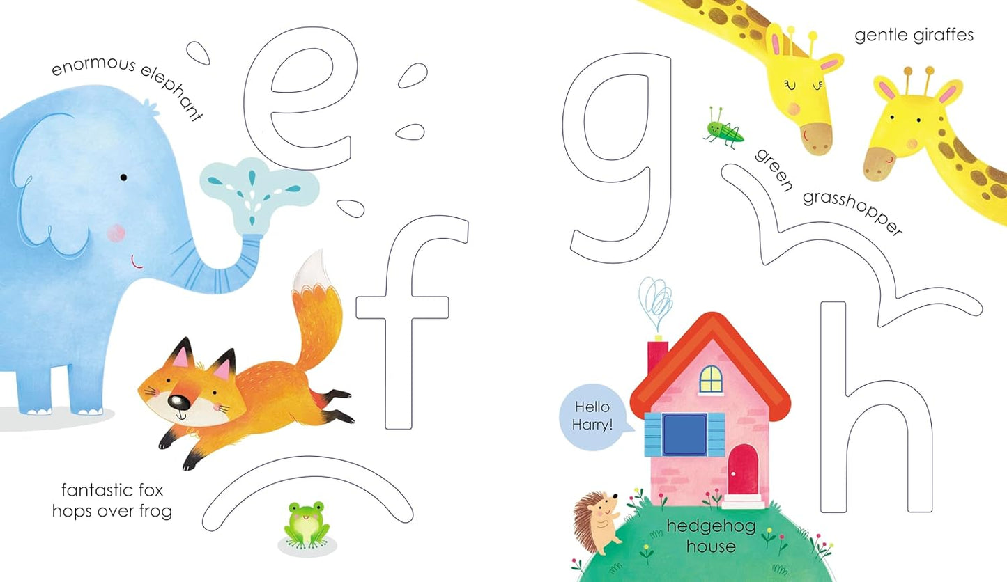 Fingertrail abc: A Kindergarten Readiness Book For Kids