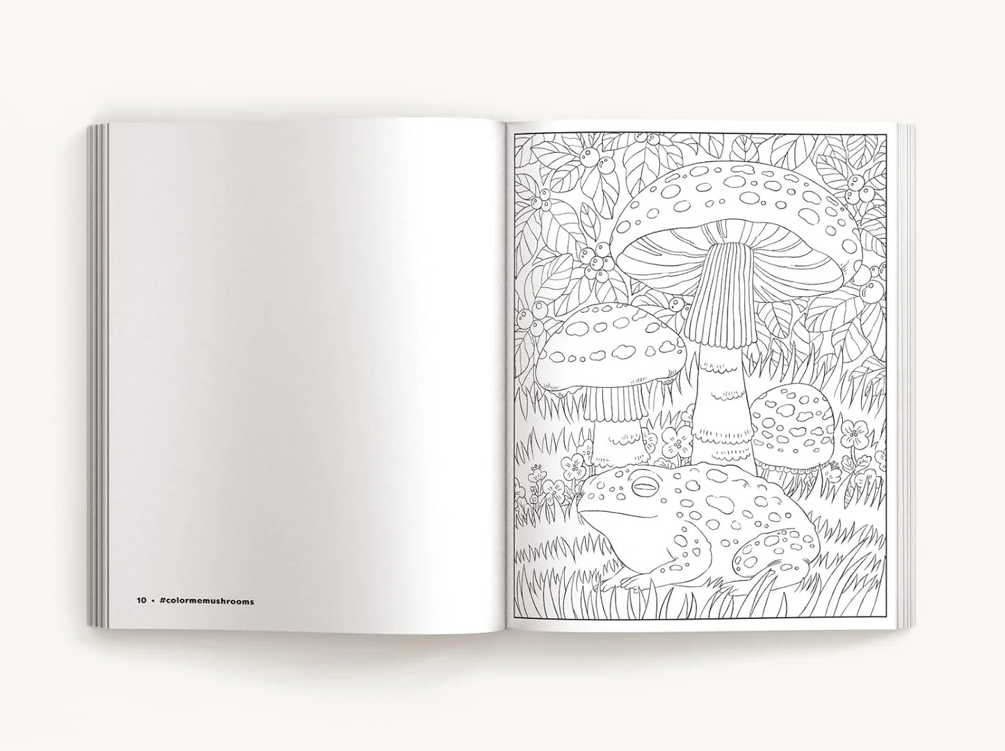 Color Me Mushrooms: A Funky Fungi Coloring Book