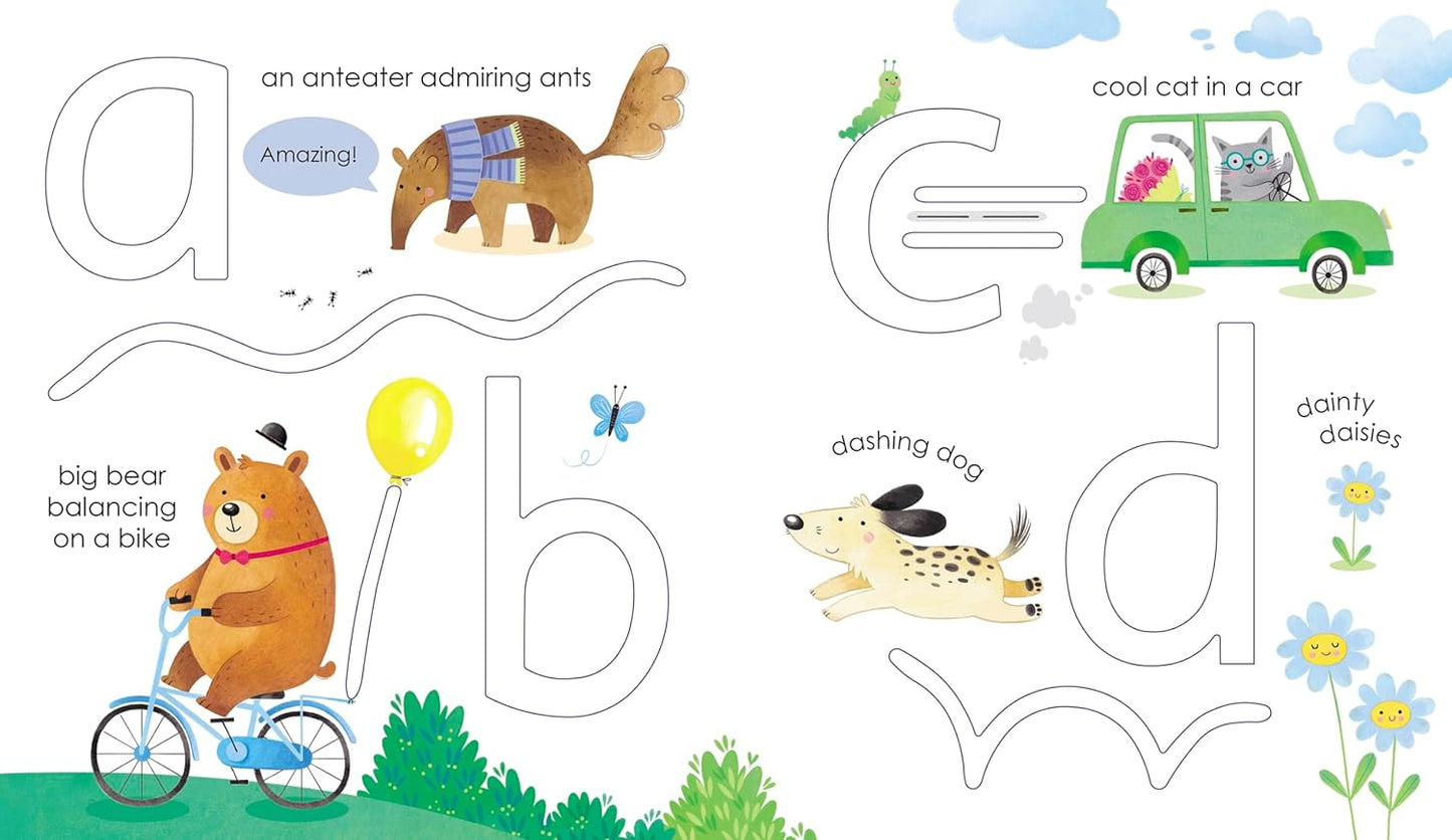 Fingertrail abc: A Kindergarten Readiness Book For Kids