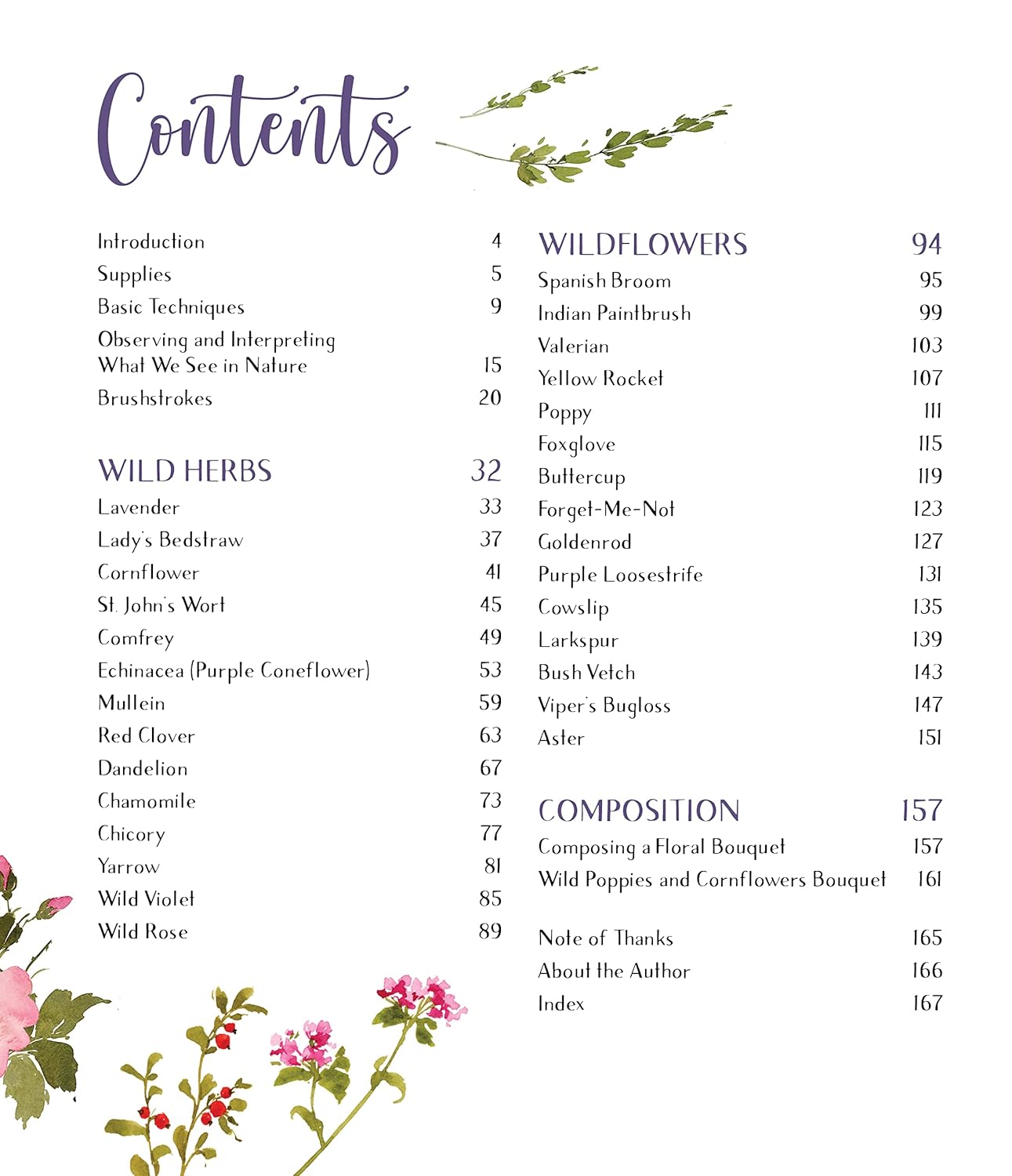 Wildflower Watercolor: The Beginner’s Guide to Painting Beautiful Florals