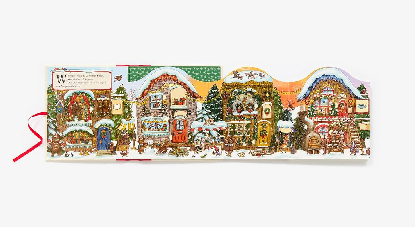Christmas Is Coming to Town!: A Foldout Christmas Village and Advent Calendar