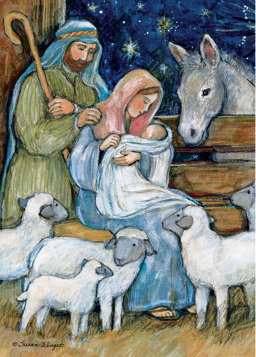 Sheep Nativity - 300pc Jigsaw