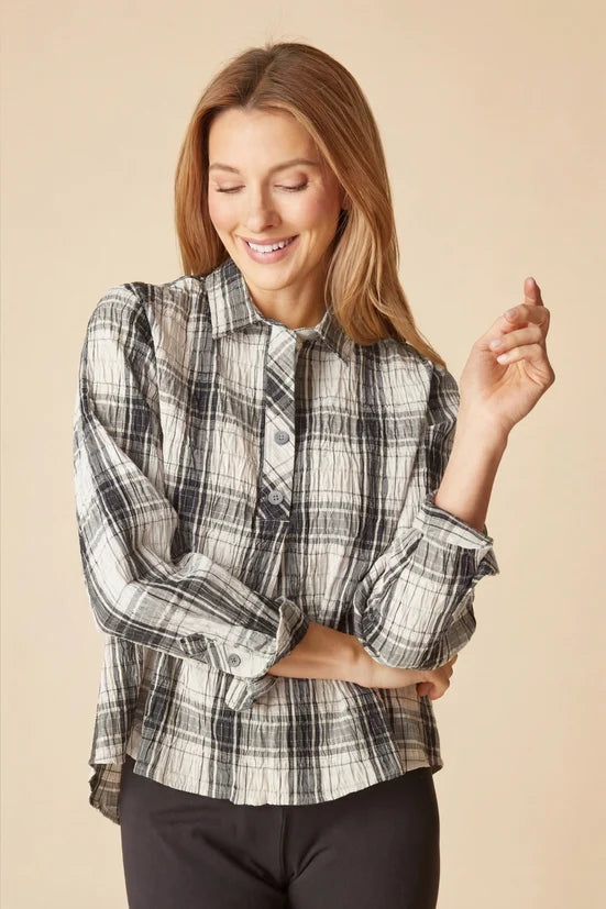 Habitat Crinkle Windowpane Chill Pullover
