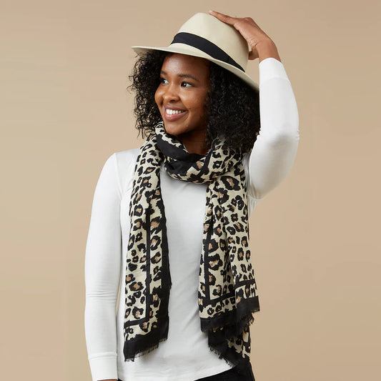 Deb Leopard Scarf